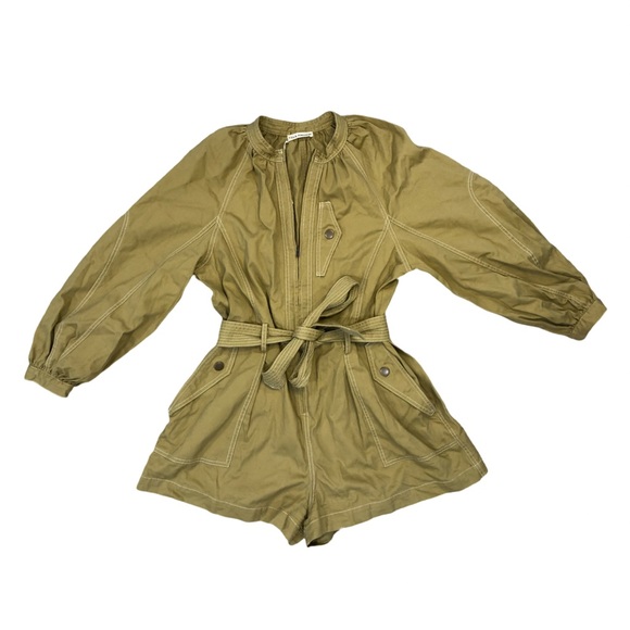 Ulla Johnson Piper Playsuit NWT | Fennel Seed | Size 10 - Picture 7 of 11